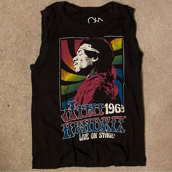 COPY - Chaser Jimi Hendrix Live 1969 Muscle Tank XS NWOT - Picture 3 of 3